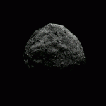 Asteroid Bennu as seen by OSIRIS-REx during a flyover of its north pole