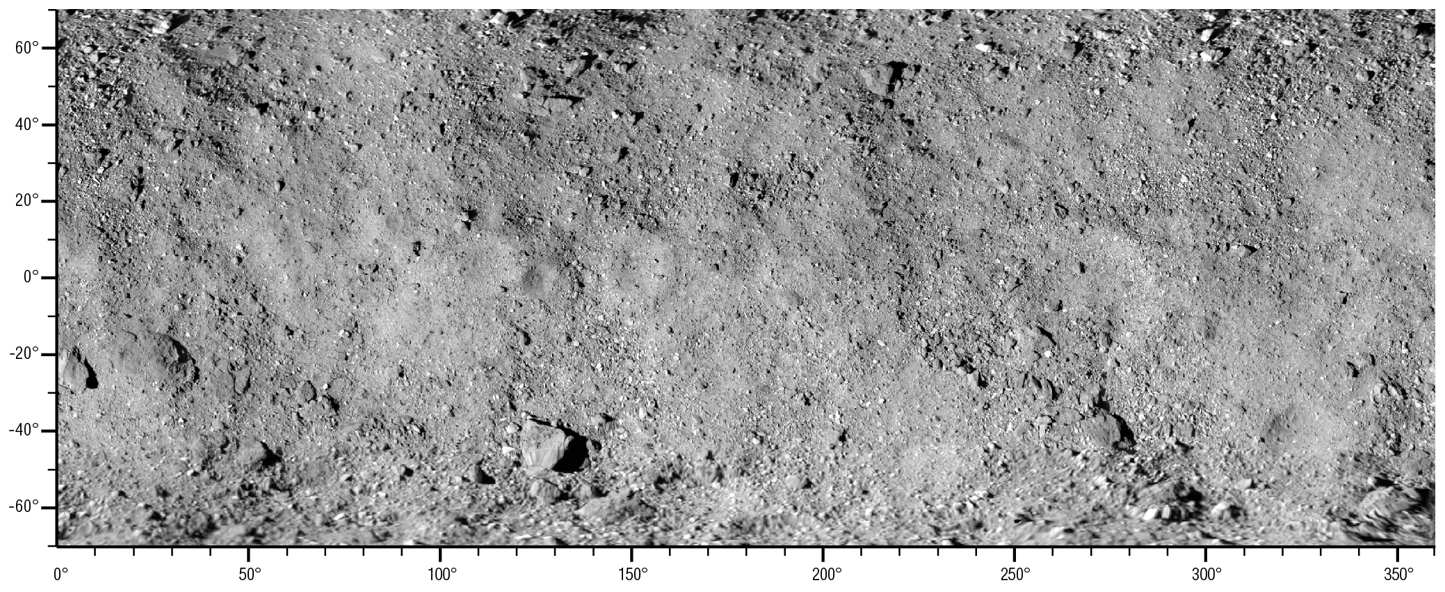 Global Mosaic of Asteroid Bennu